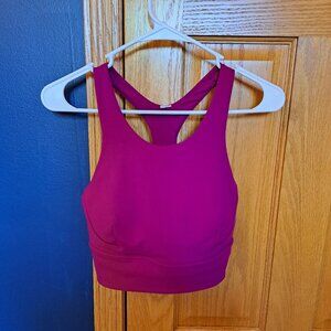 Lululemon Wunder Under sports bra magenta